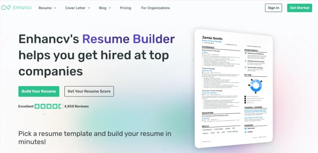 Enhancv- AI Job Search Tips