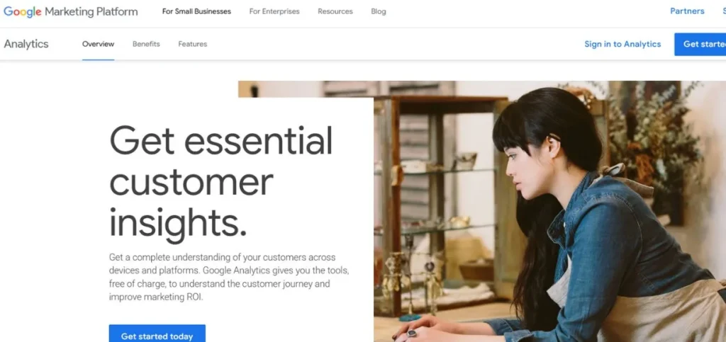 Google Analytics - AI Tools For Marketing