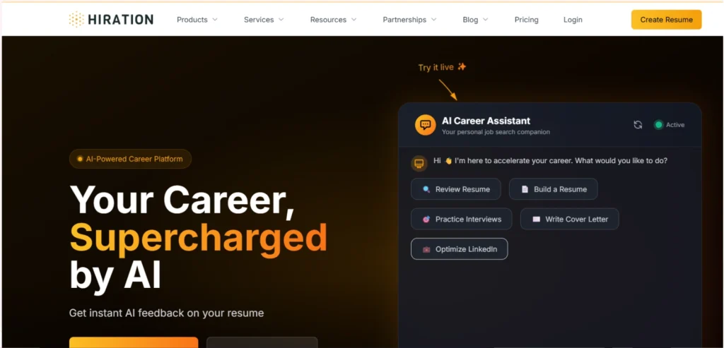 Hiration- AI Job Search Tips