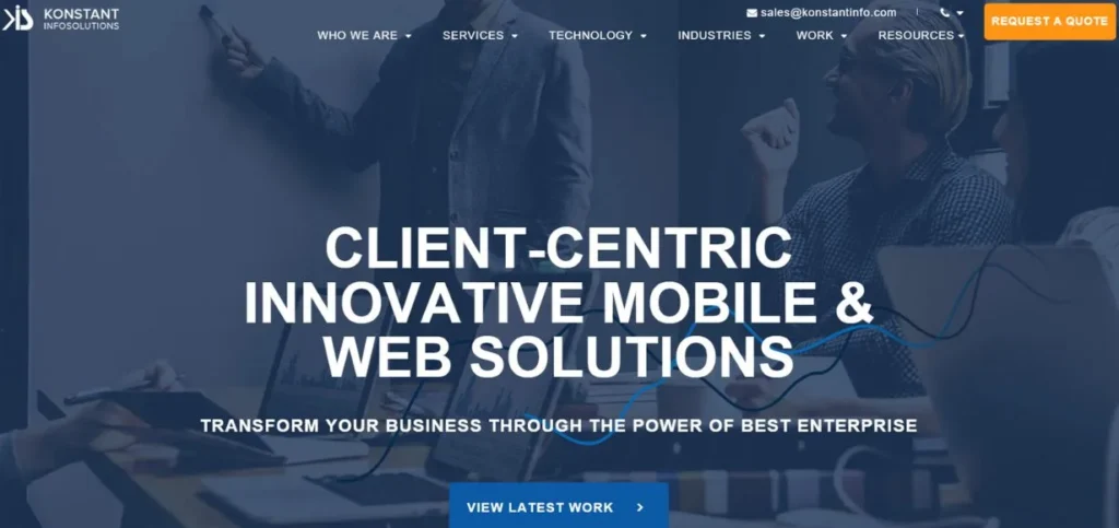 Konstant Infosolutions - Python Development Companies