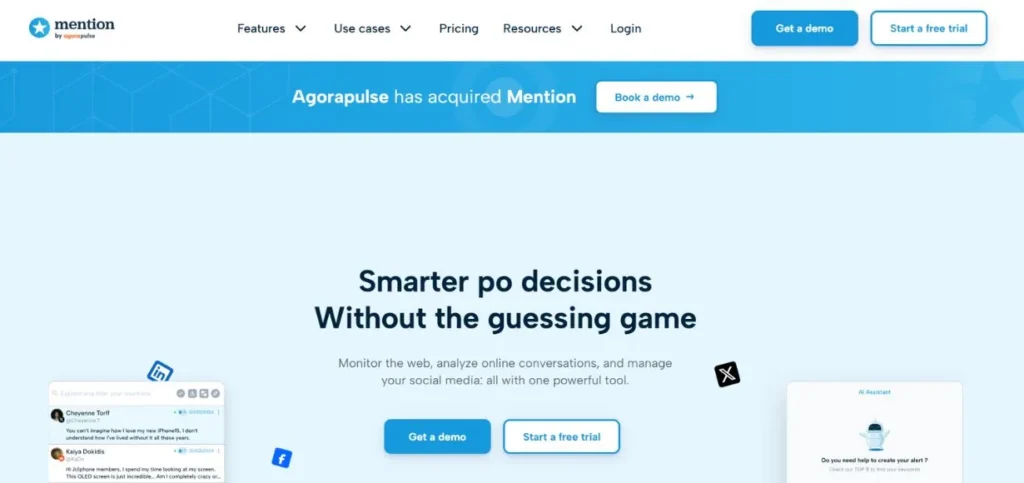 Mention - AI Social Listening Tools
