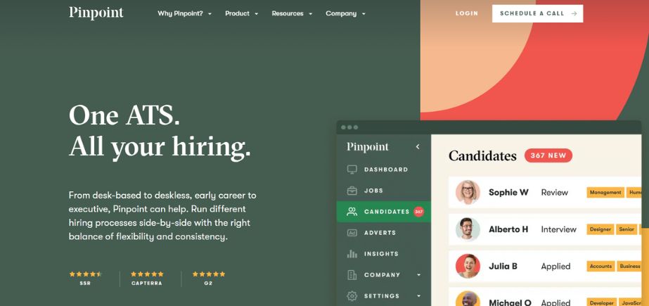 Pinpoint - Best AI Recruiting Tools