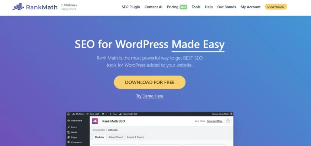 RankMath - SE Ranking Alternatives