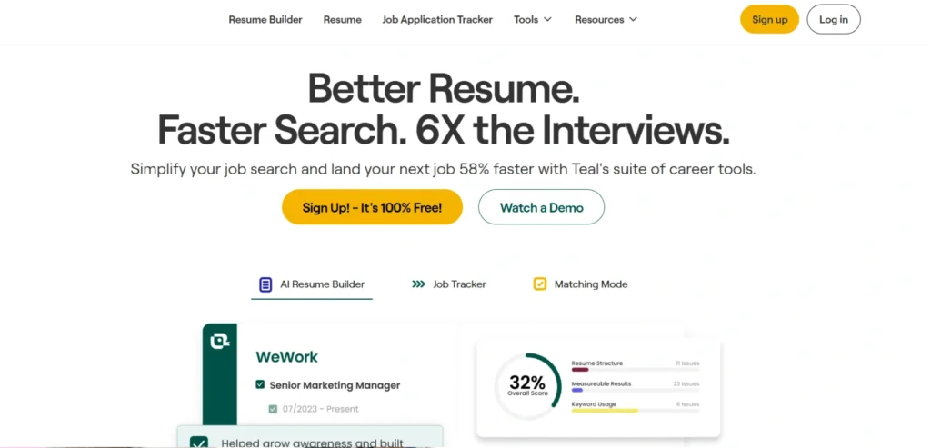 Teal- AI Job Search Tips