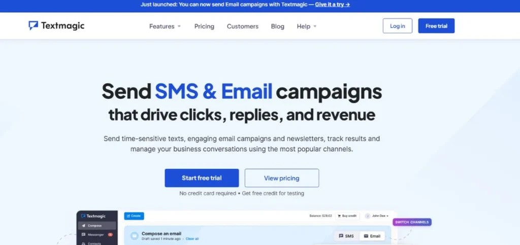 TextMagic - SMS Marketing Software