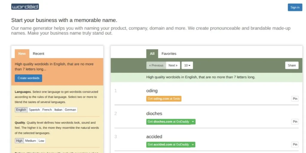 Etsy Shop Name Generators
