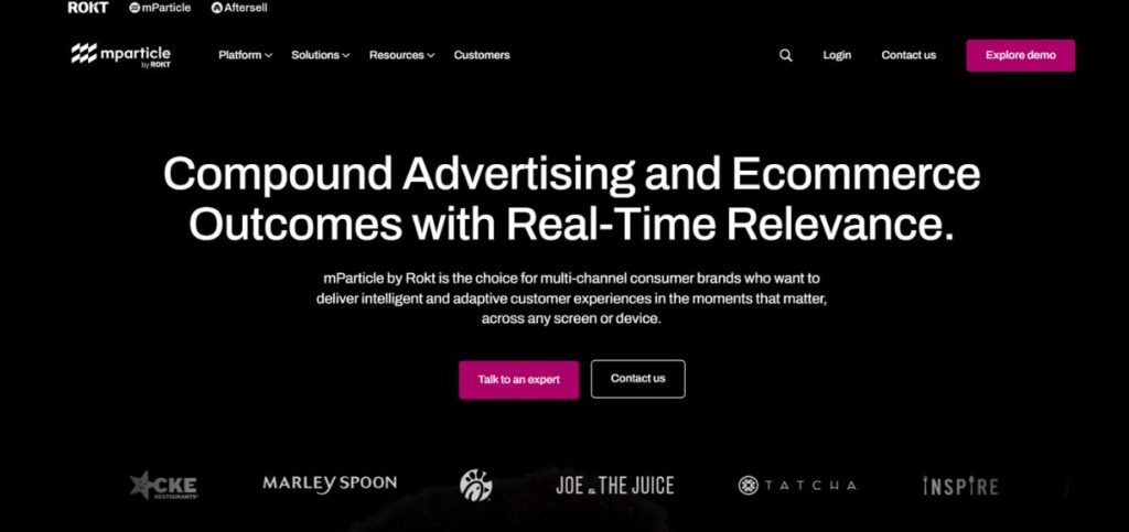 mParticle -  Customer Data Platform Software