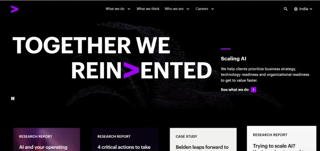 Accenture - Consulting Companies in India