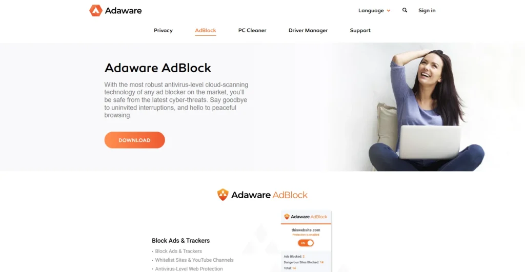 Ad Blocker - Adaware AdBlock