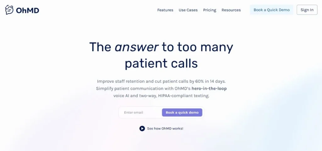 OhMD - Patient Communication Tools