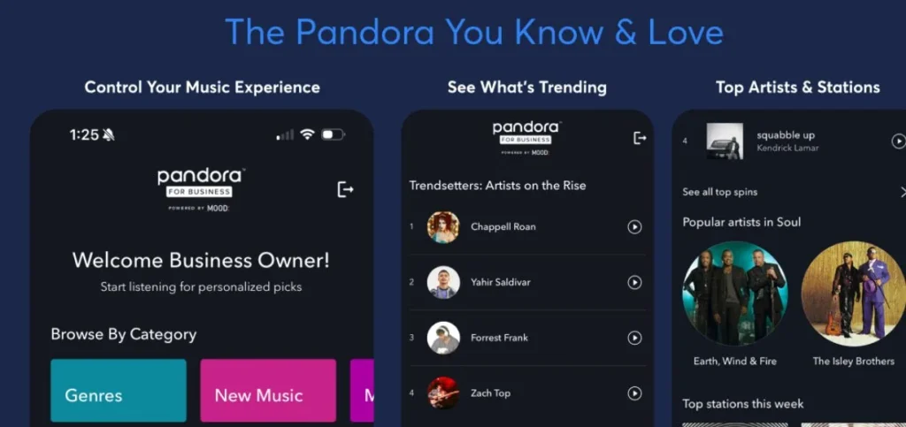 Pandora - Best Music Streaming Apps