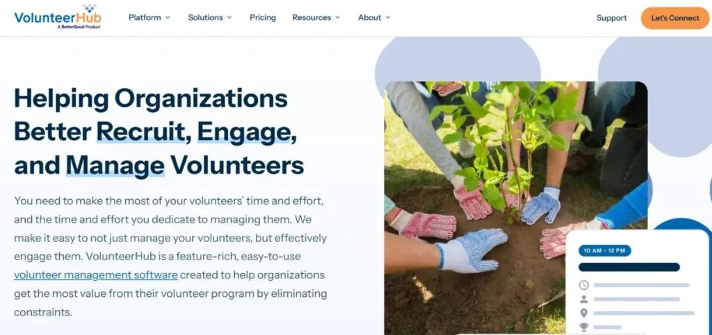 VolunteerHub - Volunteer Management Software