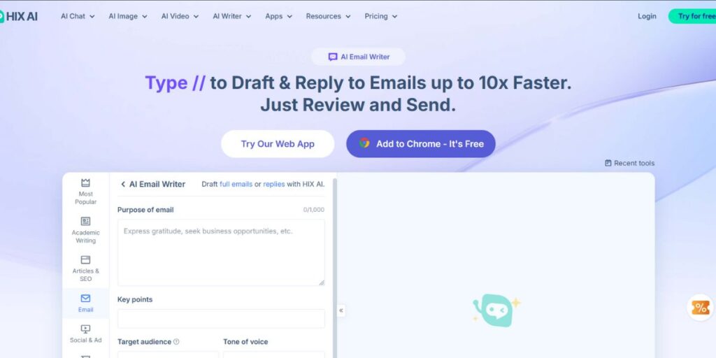 AI Letter of Recommendation Tools - Hix.AI