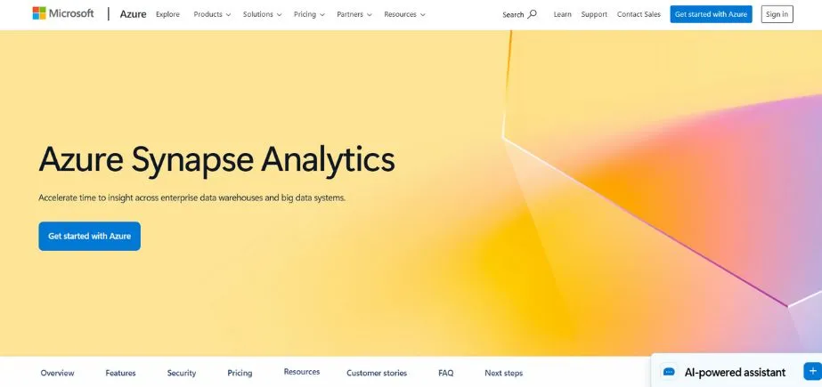 Azure Synapse Analytics - Data Management Platforms