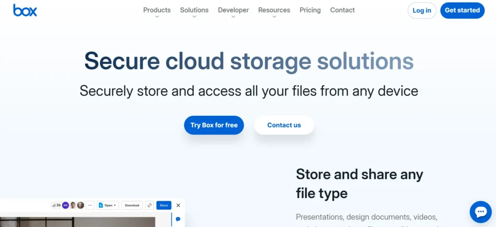 Box - Cloud Storage Alternatives