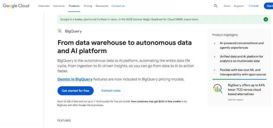 Google BigQuery - Data Management Platforms
