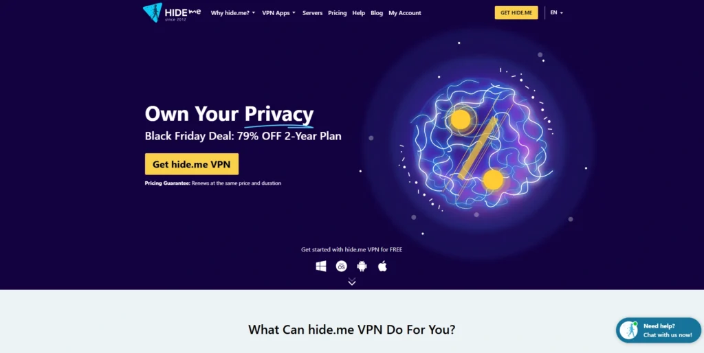 Hide.me-VPN for Linux