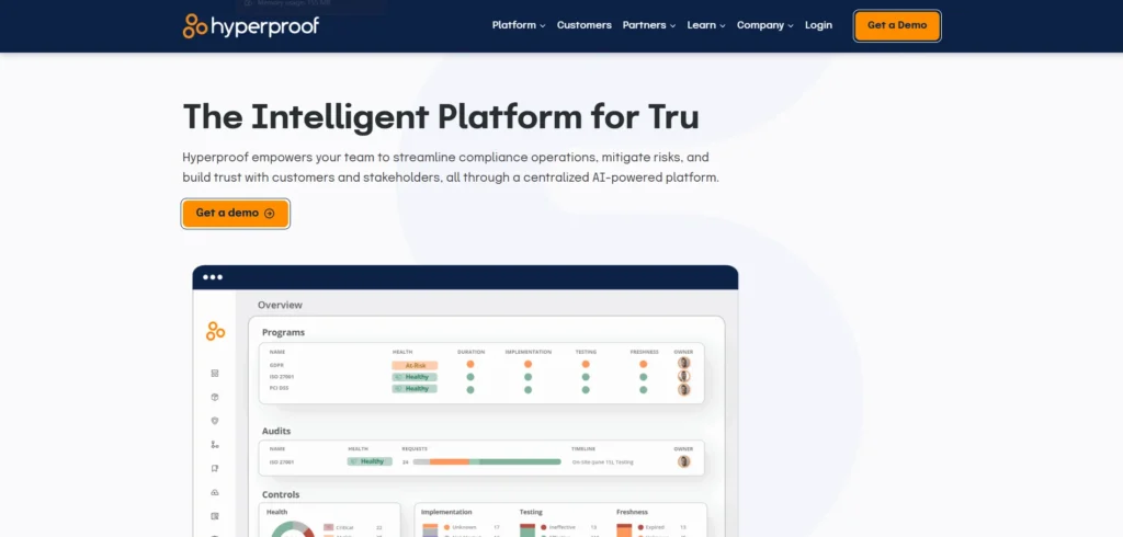 Hyperproof-Compliance Management Software