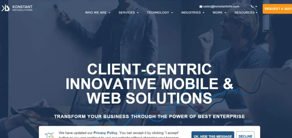 Konstant Infosolutions - OTT App Development Companies