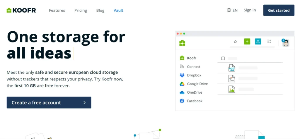 Koofr - Cloud Storage Alternatives