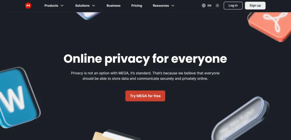 google drive alternative: Mega 
