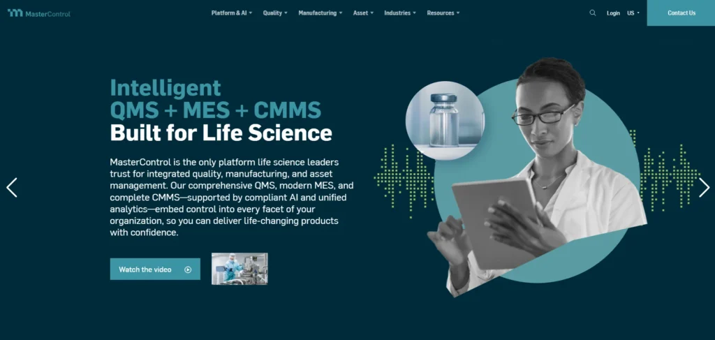 MasterControl Compliance Software-Compliance Management Software