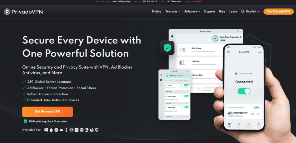 PrivadoVPN-VPN for Linux