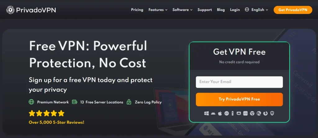 PrivadoVPN - VPN for macOS