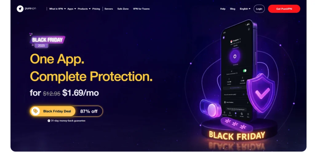 PureVPN-VPN for Linux