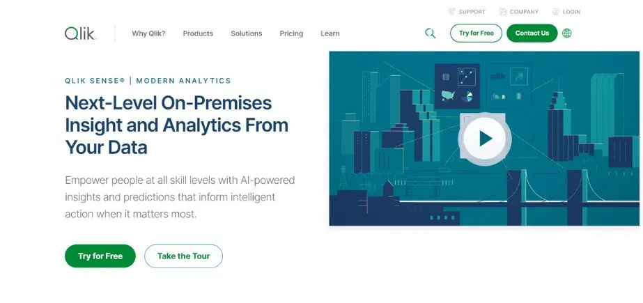 Qlik Sense - Data Management Platforms