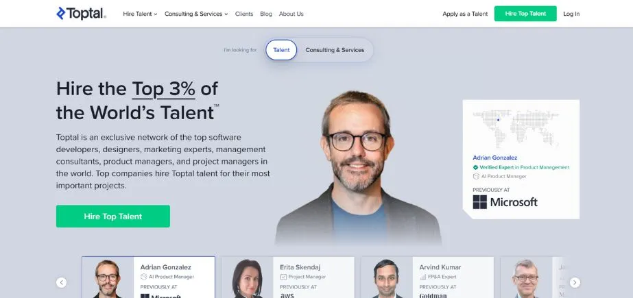 Toptal - Staffing Agencies for Remote Jobs in USA