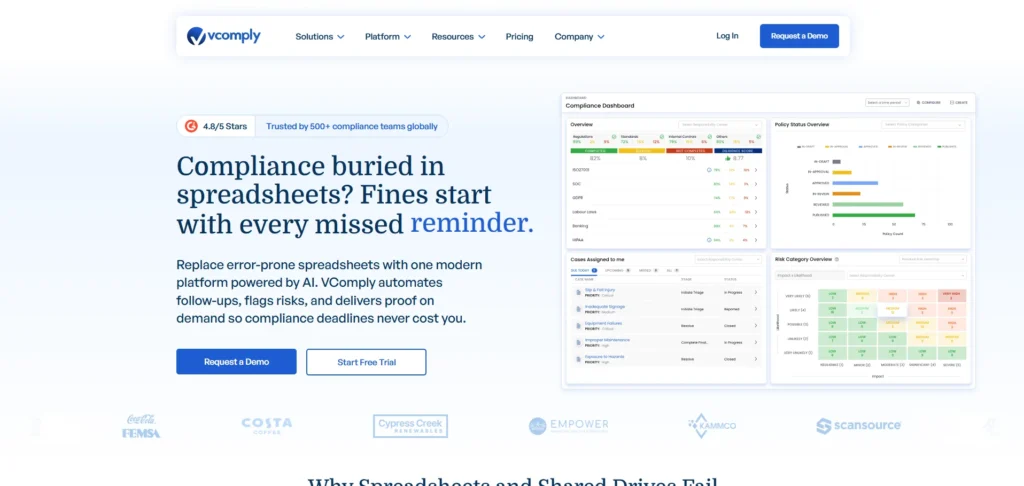 VComply-Compliance Management Software