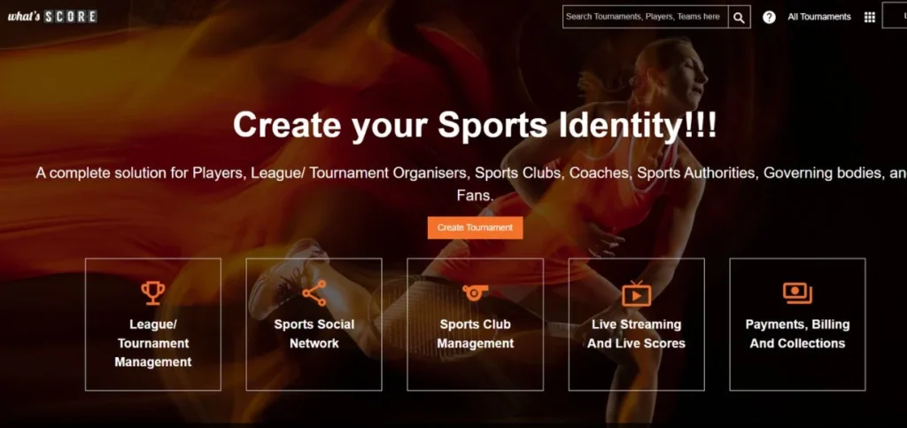 What's the score - Tournament Software in India