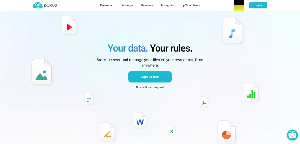 google drive alternative: pCloud