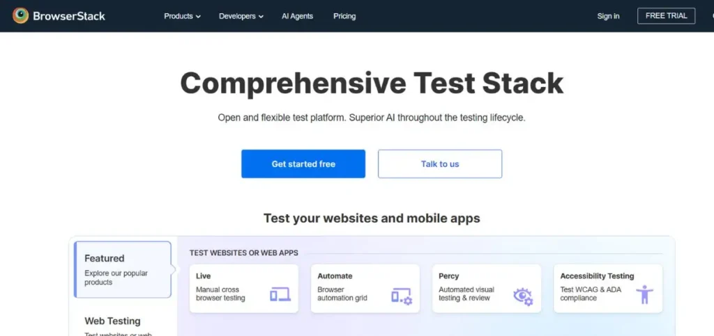 BrowserStack - Test Management Tools