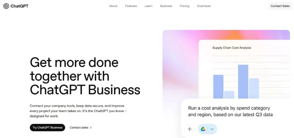ChatGPT Business - SaaS AI Tools to Automate