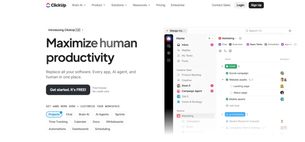 Bug Tracking Software - ClickUp