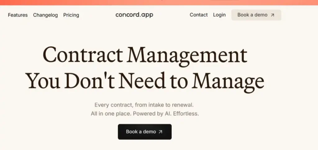 Concord - Contract Management Software