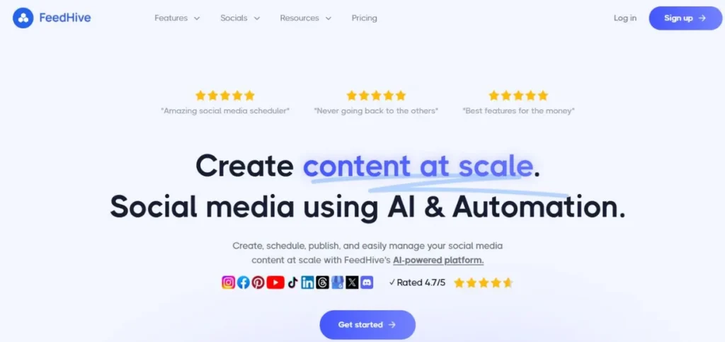 FeedHive - AI Social Media Management Tools
