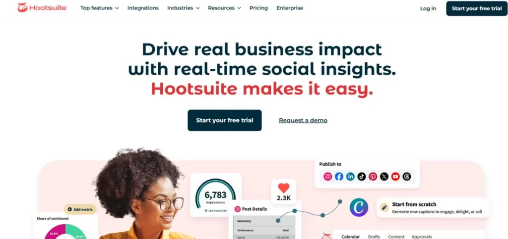 Hootsuite - AI Social Media Management Tools