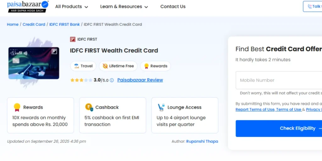 Best Credit Cards for Lounge Access in India