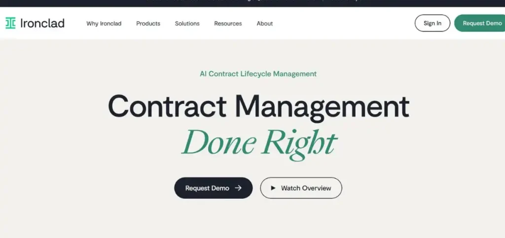Ironclad - Contract Management Software