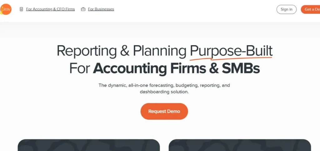 Jirav - Financial Statement Analysis Tools