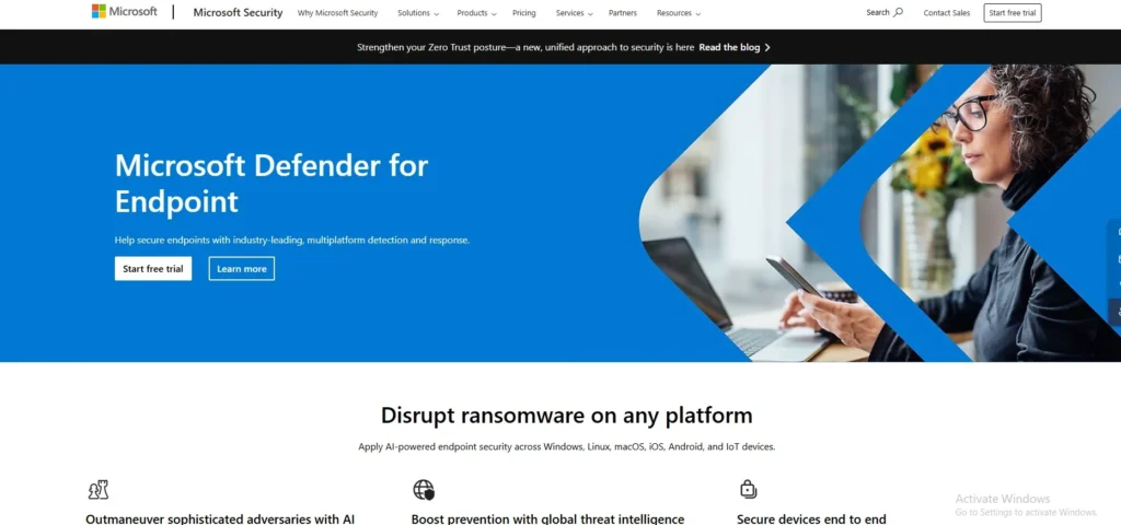 Endpoint Protection Software
- Microsoft Defender for Endpoint