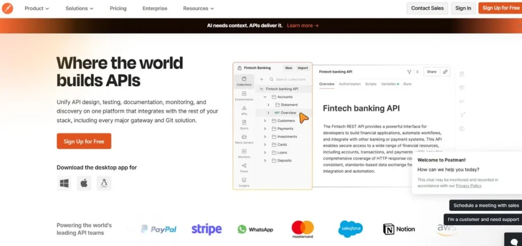 Postman - API Management Software