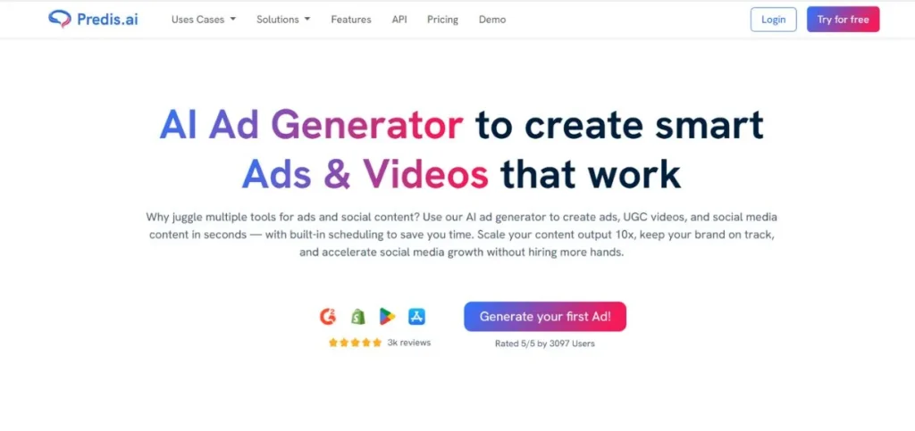 Predis.ai - AI Social Media Management Tools