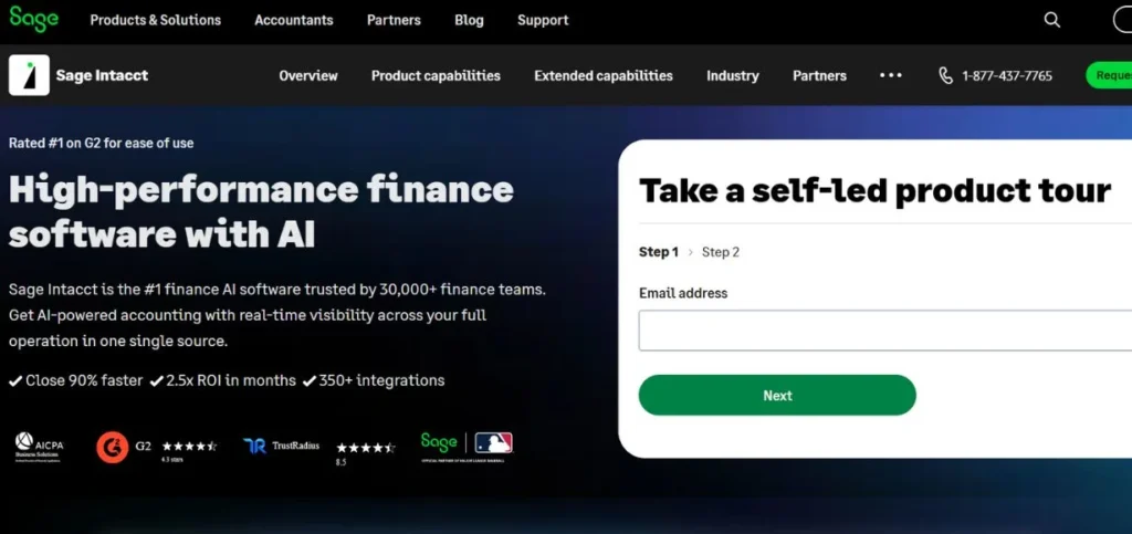 Sage Intacct - Financial Statement Analysis Tools