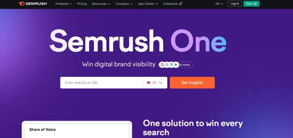 Semrush - Digital Marketing Tools