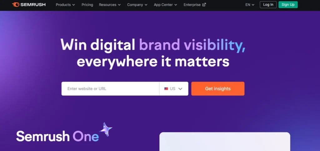 Semrush - Marketing Analytics Platforms