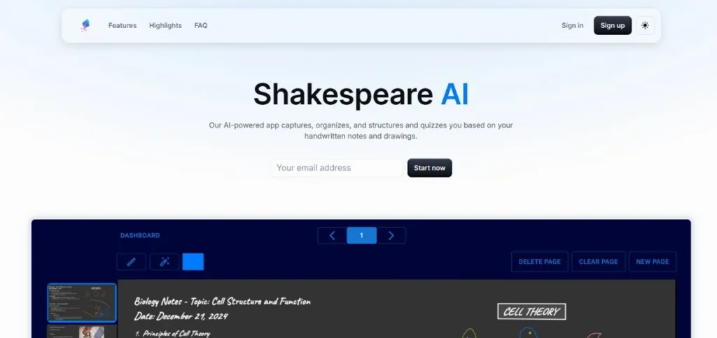 Shakespeare - AI Story Generators